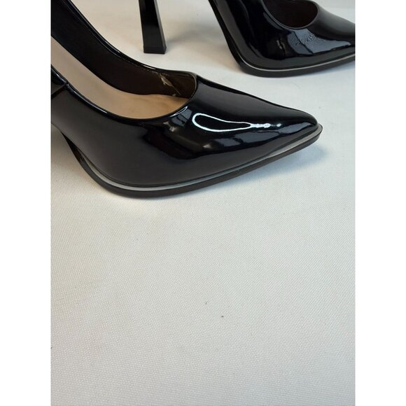 Aldo Jady Pumps Womens Size 7M Black Patent Pointed Toe Spool Heel Shoes Dressy - Picture 13 of 14